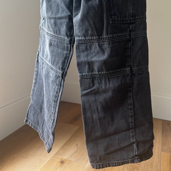 Habitual Kids Black Cargo Jeans Size 10 | Baggy Y2K Style | Quiet Luxury - Rare - Picture 11 of 16